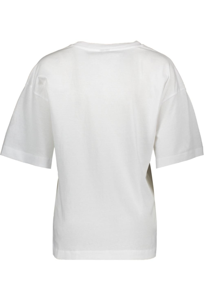 PCCLAUDE SS PRINTED T-SHIRT JRS BC 17159698 Bright White/Santa Monica